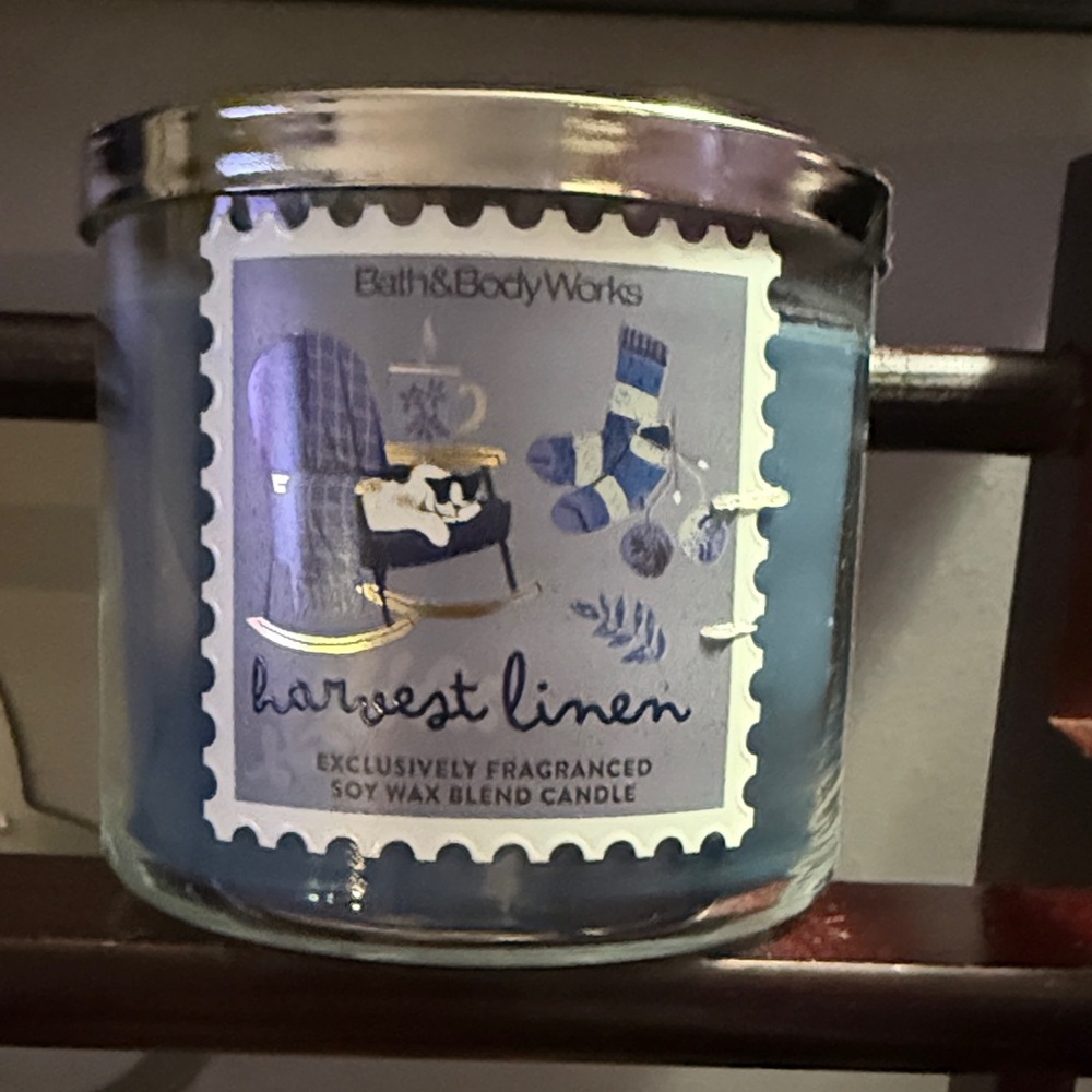 Bath & Body Works Harvest Linen Candle